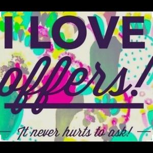 Don’t like the price? Make me an offer 😊